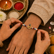 Kanhaiya Prem Crystal Rakhi